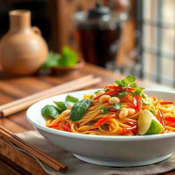 Cambodian Cha Mee - The Best Stir Fry Noodles Recipe